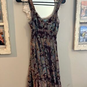 Elegant Free People Paisley Print Dress